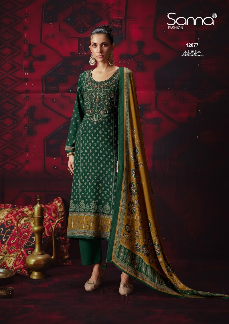 Khwaab By Sanna Viscose Pashmina Dress Materials